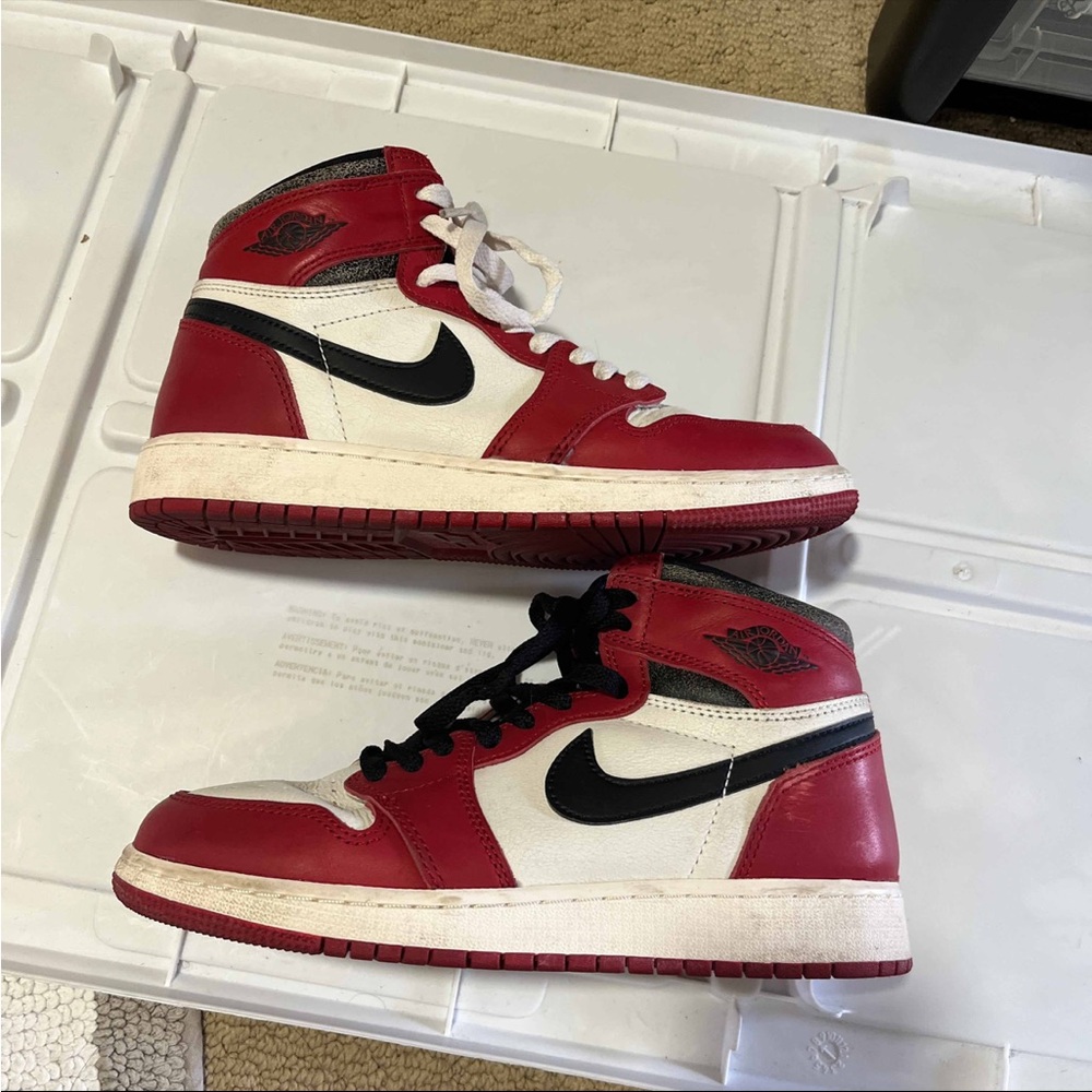 Nike Air Jordan 1 Retro High OG GS Chicago Lost & Found FD1437-612 Youth Sz 6Y